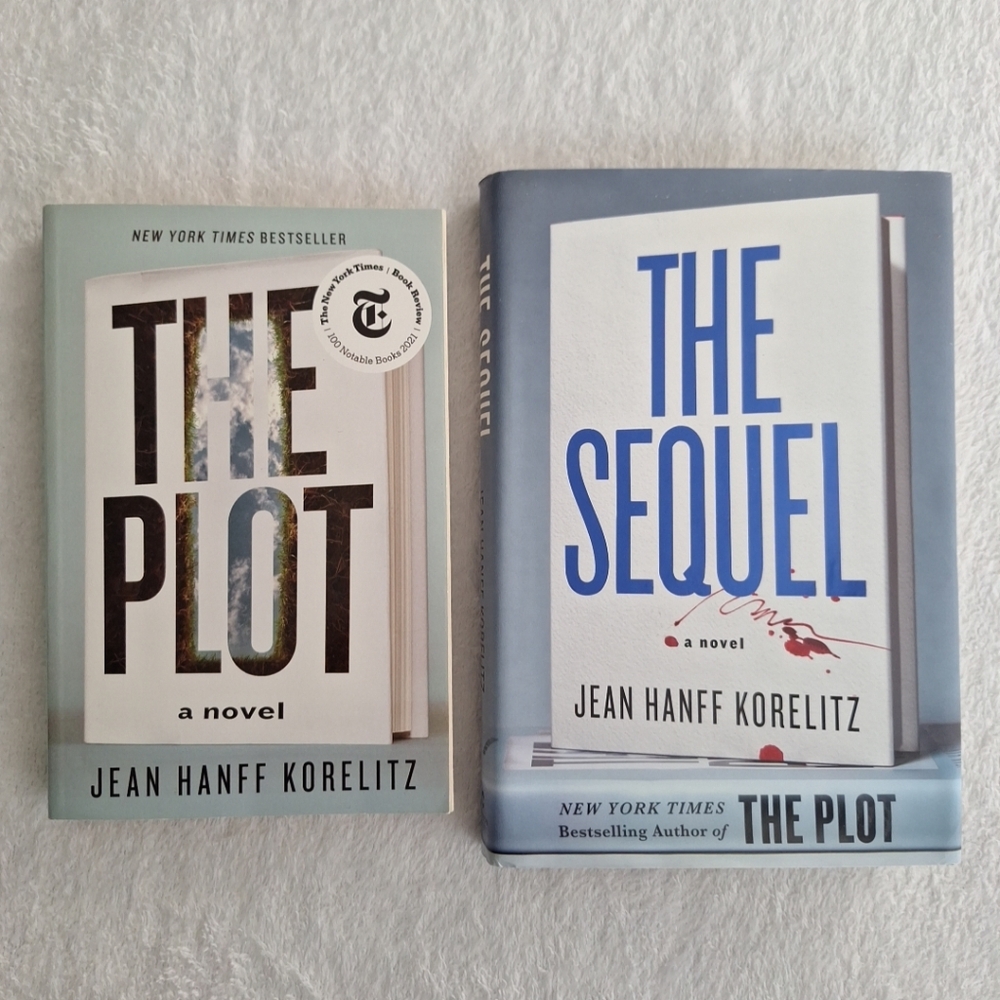 The Plot A Novel by Jean Hanff Korelitz Hardback Plus The Sequel